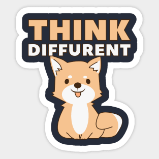 Think Diffurent Sticker